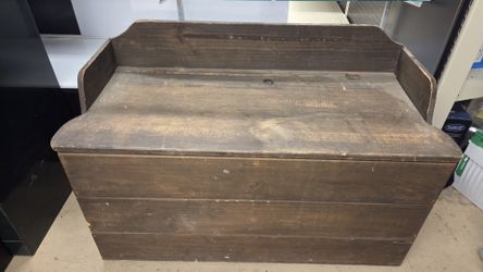 Rustic Wooden Storage Chest
