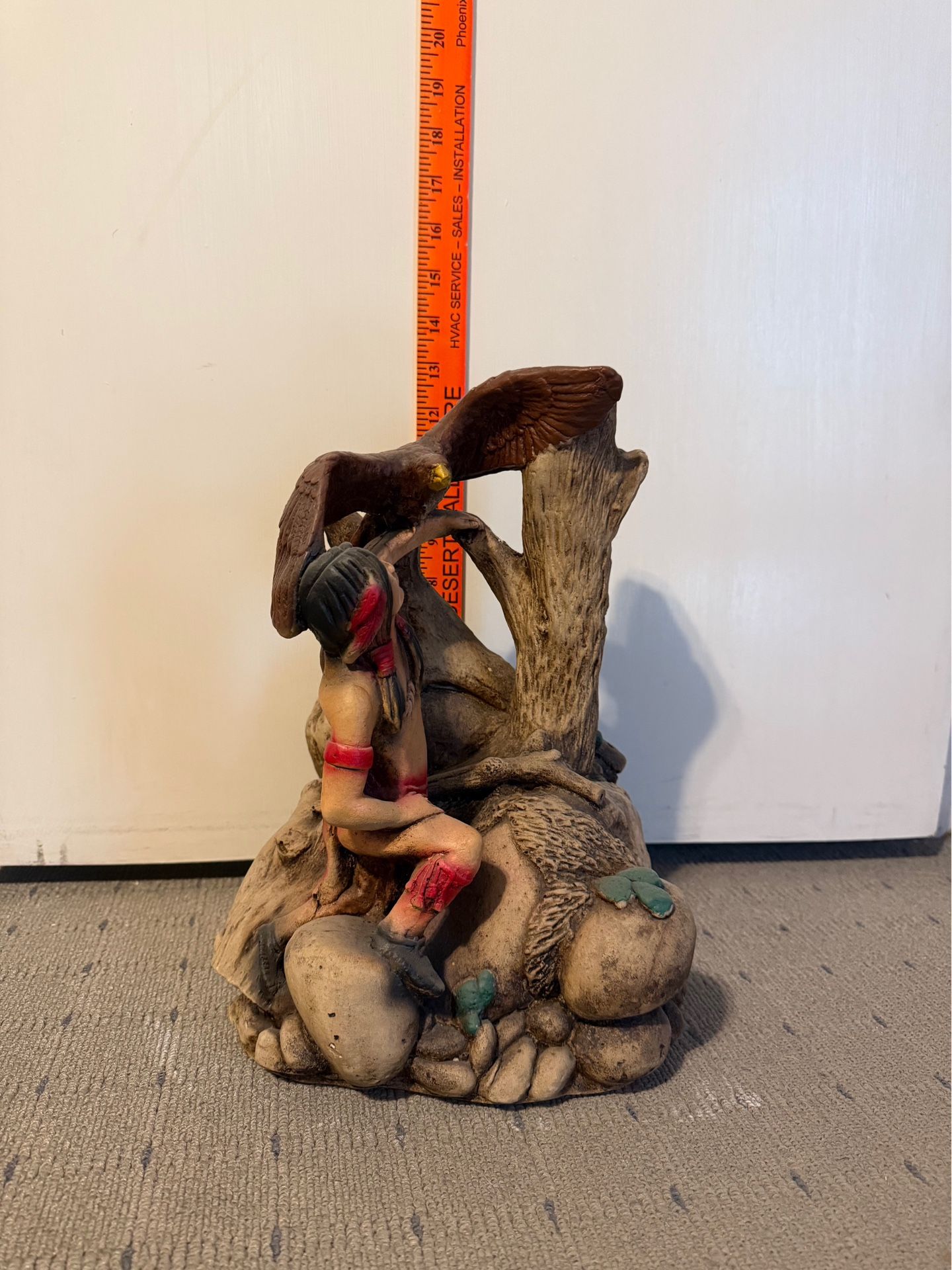 Statue Indian With Eagle