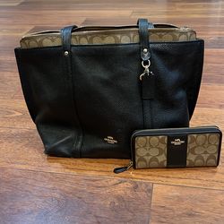 Coach Purse with matching wallet