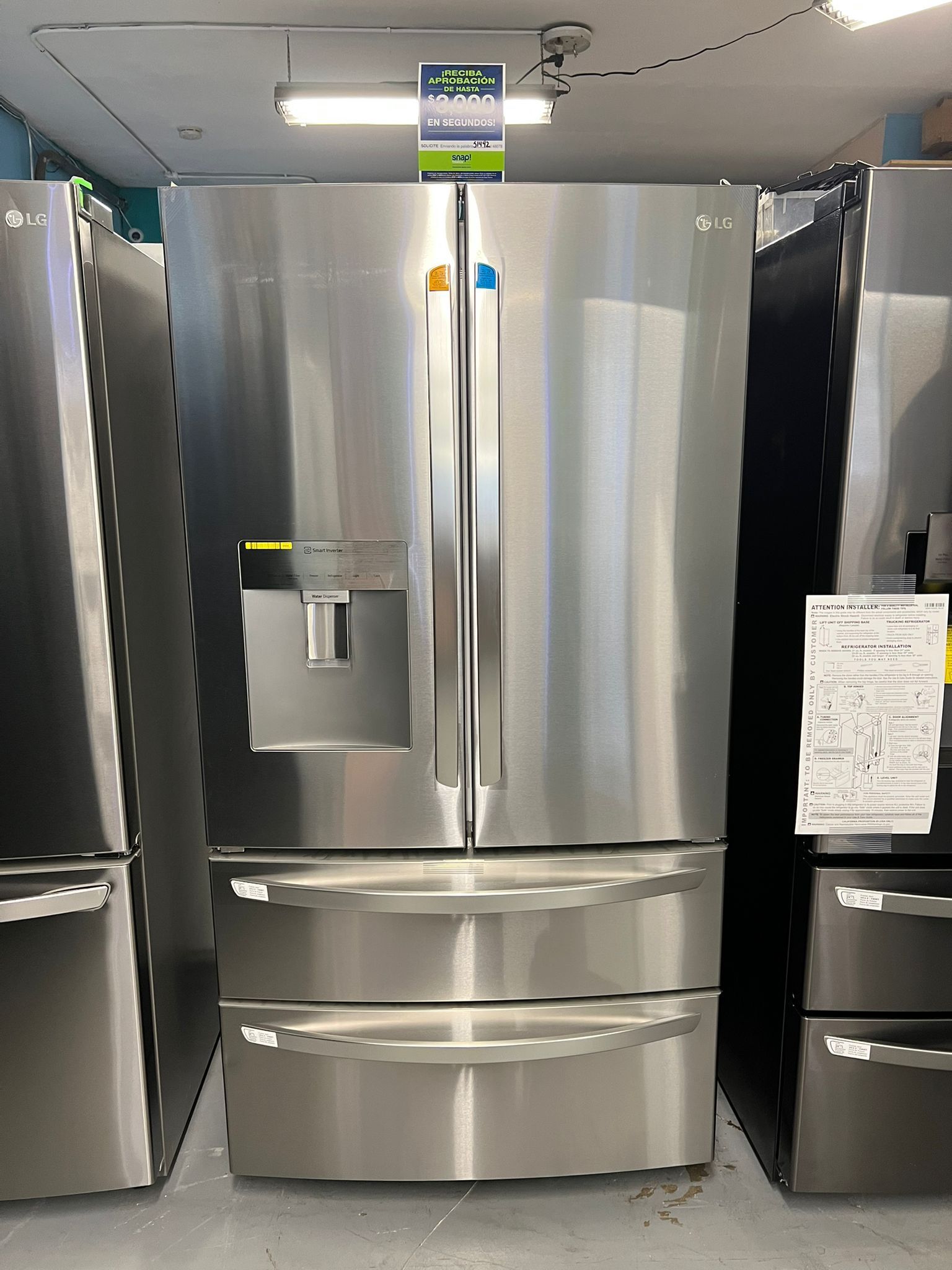 LG Refrigerator 4 French Door