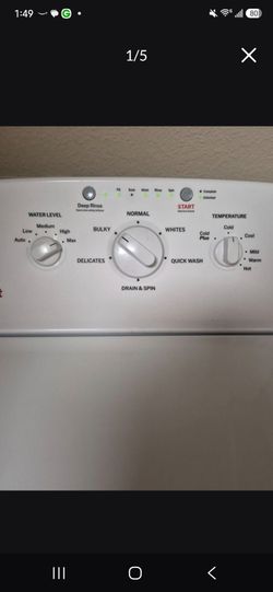 EUC  Hot Point Electric Washer &  Dryer OBO