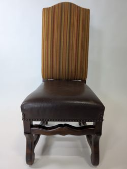 Four Traditional High-Back Dining Chairs