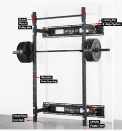 Rogue Wall Mount Fold Back Rack
