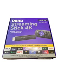 Roku Streaming Stick 4K Device 4K HDR Dolby Vision Voice Remote 3820R2 - New