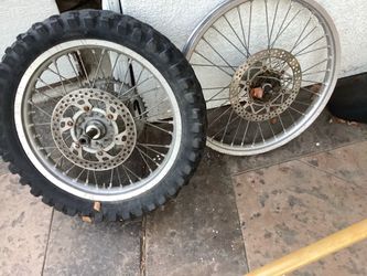 1set yz250,450 wheels
