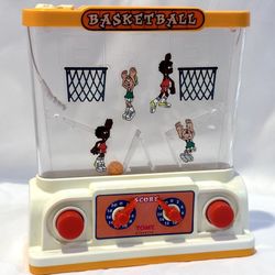 1999 TOMY Waterfall Double 2 Player Basketball Water Handheld Game Toy Vtg