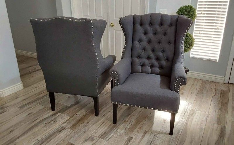 Two Matching Accent Chairs
