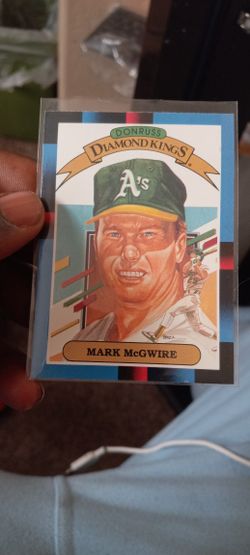 1987 Donruss Diamond Kings Mark McGwire