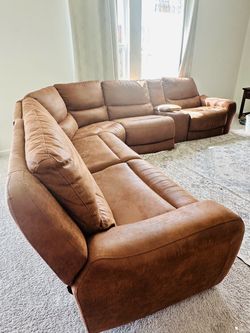 Power Reclining Sectional Sofa (L-shape / Curved)