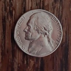 1975 Denver Mint Nickel W/errors