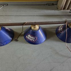 Vintage  bud light pool light