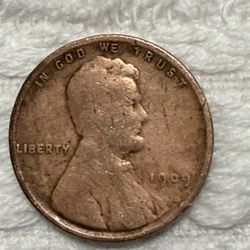  Lincoln Penny 1909 