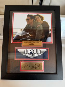 Top Gun Photo with Tom Cruse & Penny