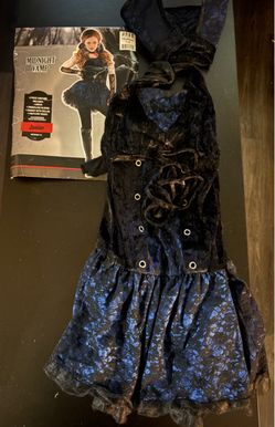 Midnight Vamp Girls Halloween Costume Medium 7-9