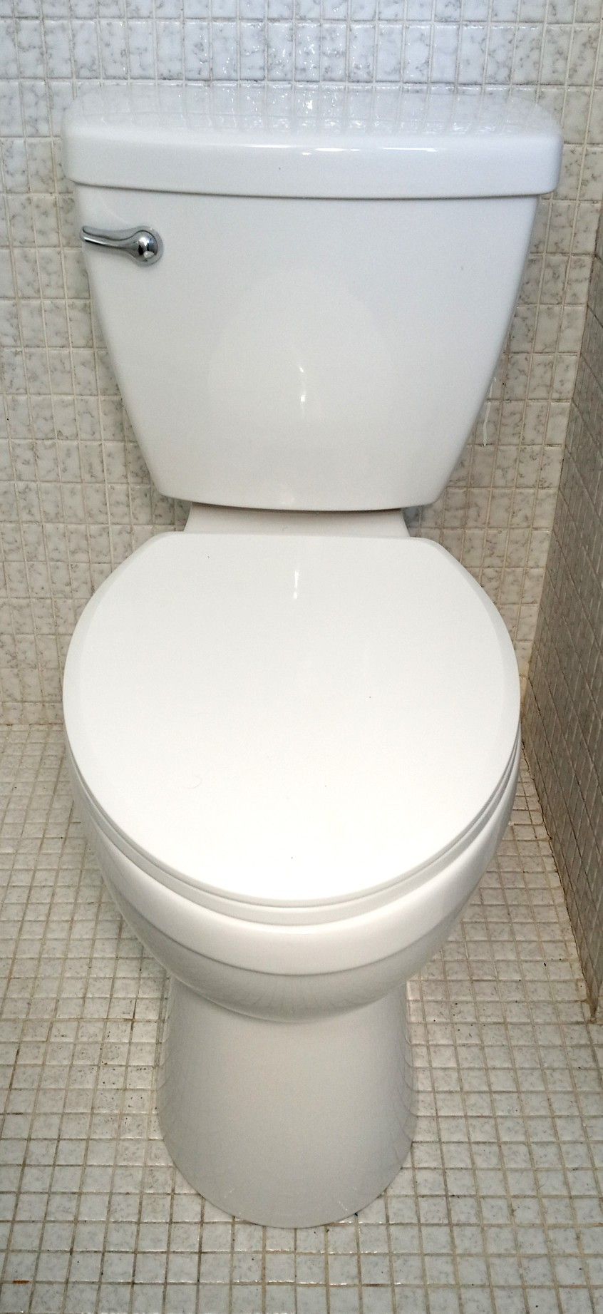 Delta Prelude White Elongated Bowl 1.28 GPF 2-Piece Toilet Kit and Delta Soft Close Toilet Seat.