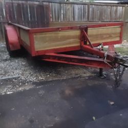 Utility Trailer 6x14 Heavy-duty Hight Capacity 