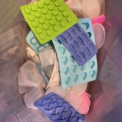 Lot Of Silicone Molds 