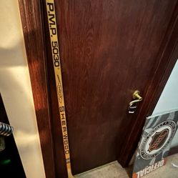 Steve larmer number 28 his team stick