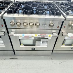 FORNO 30” Slide In Gas Range / 2 Years Warranty 