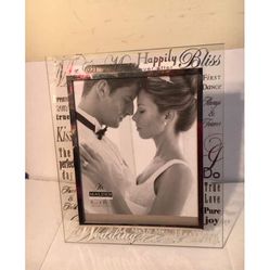 NEW Malden Wedding Frame8 x 10 Sentiment Glass 
