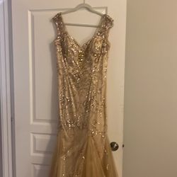 Gold Final Dress
