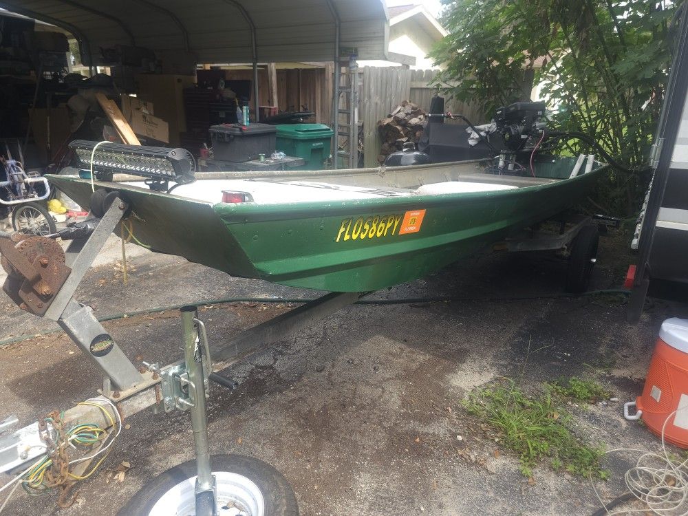 John Boat & Trailer