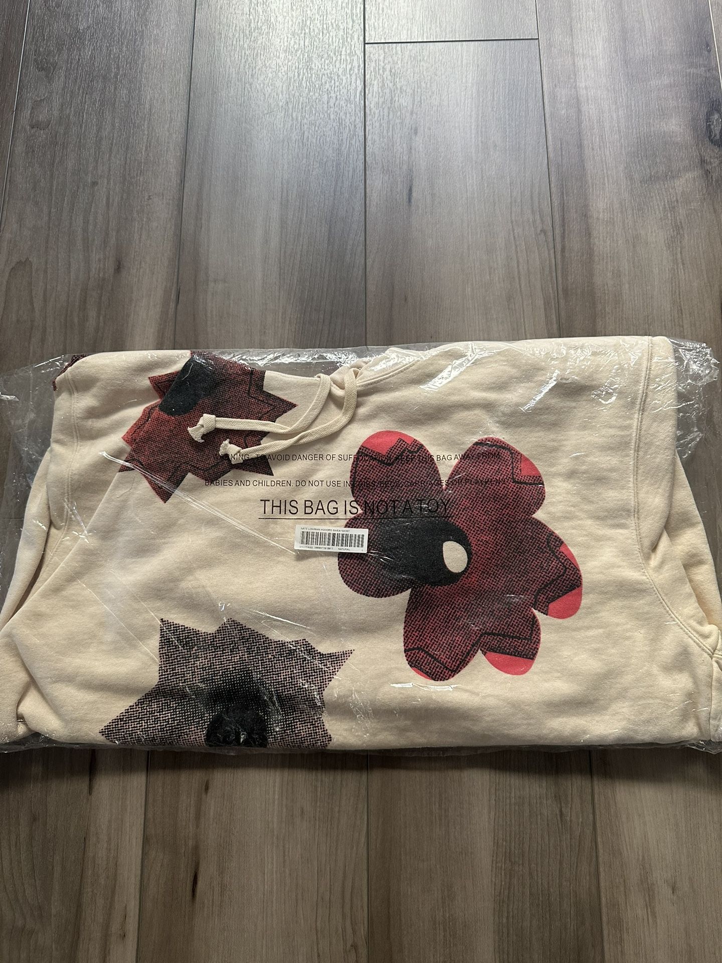 Supreme Nate Lowman Hoodie Natural Brand New