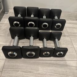 Peloton dumbbells in like new condition