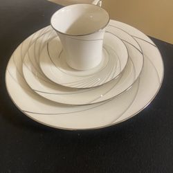 Vintage Noritake Japan Fine China 1 Place Setting Sterling Tide