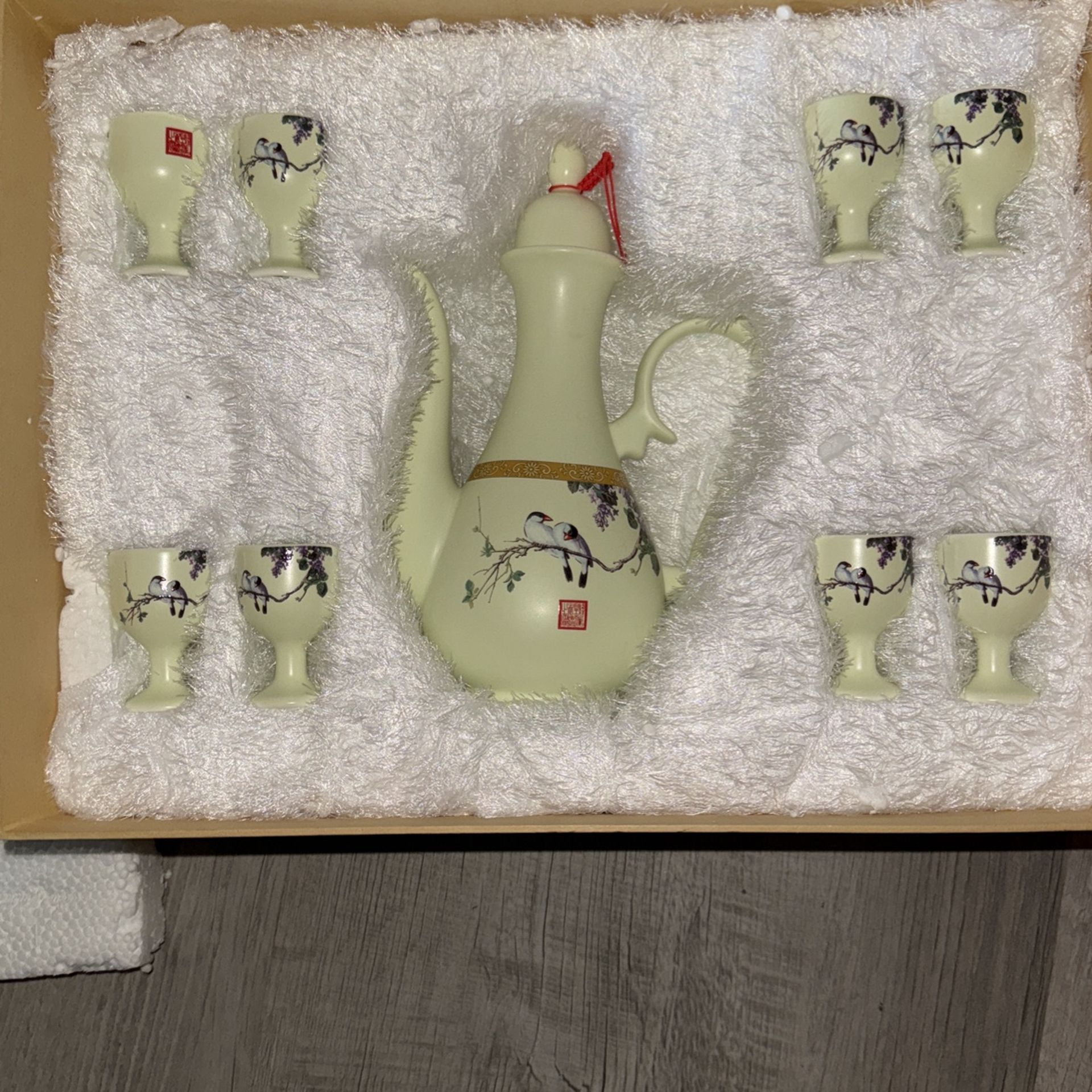 CERAMIC BAIJIU CUPS - PLATE ( PORCELAIN )