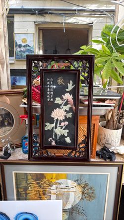Chinese Jade shadowbox Art