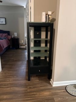 Two Black Display Towers — $150 for Both
