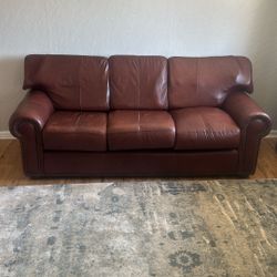 Leather couch great condition