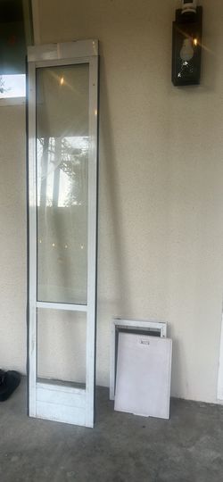 Xl dog door and sliding glass door insert Petsafe brand