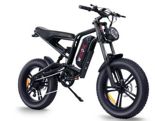 Windone E2 Electric Bike For Adults, Full Suspension, 48V13Ah Removable Battery, Up To 28MPH & 46.6 Miles (PAS), 750W Ebike With All-Terrain 4.0" Fat 