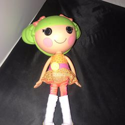 Lalaloopsy Full Size Large Doll Dyna Might 12" green hair 2012