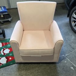 Pink Swivel/gliding Chair