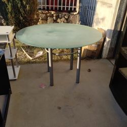 Mesa Con Vidrio