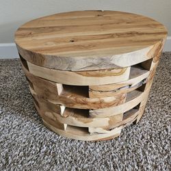 Solid Teak Wood Side Or End Table
