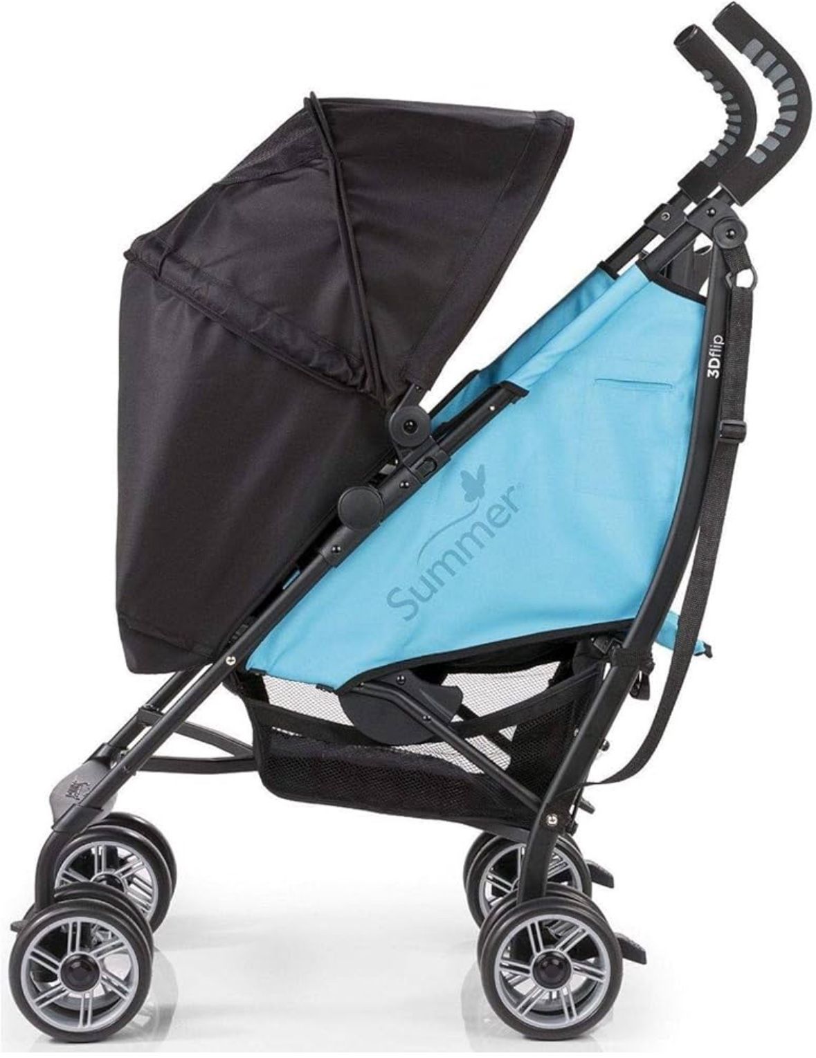 Summer Infant Blue Umbrella Flip Baby Stroller Travel