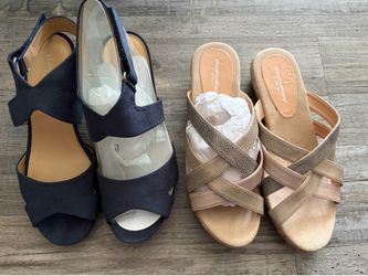 Women’s size 10 Wide Cloud Walkers by Avenue  - all new