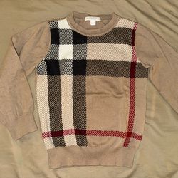 Boy Sz 4/5 authentic Burberry Sweater $370