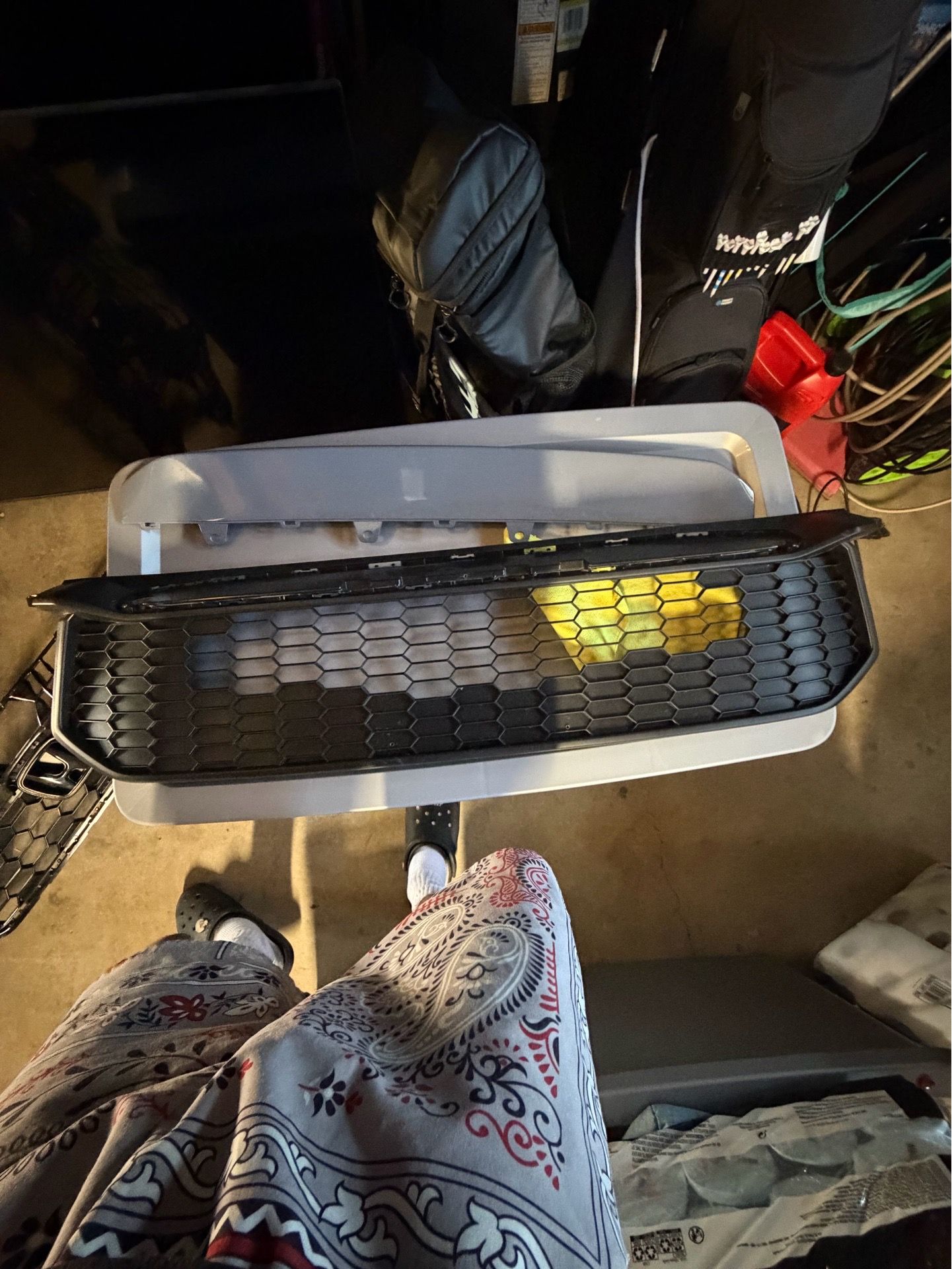 OEM Honda Civic Tailights, Upper and Lower Grill with black emblem