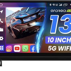 Car Radio Stereo Upgrade for Toyota Tundra 2007-2013, Touch Screen Head Unit Replacement with Wireless CarPlay Android Auto, GPS Navigation Bluetooth,