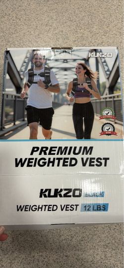 KLKZO Premium Weighted Vest 12 lbs – Brand New in Box