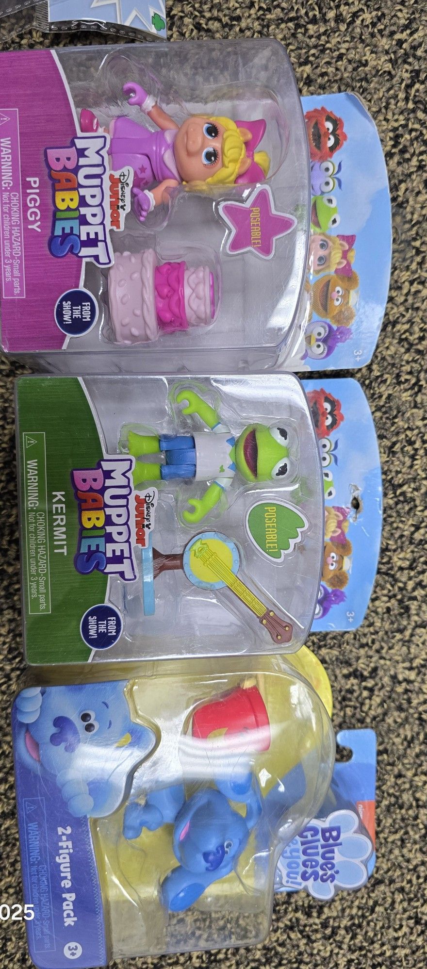 Muppet Babies, Blue's Clues Figurines Packs NEW