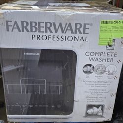 NEW FARBERWARE PROFESSIONAL COUNTERTOP DISHWASHER
