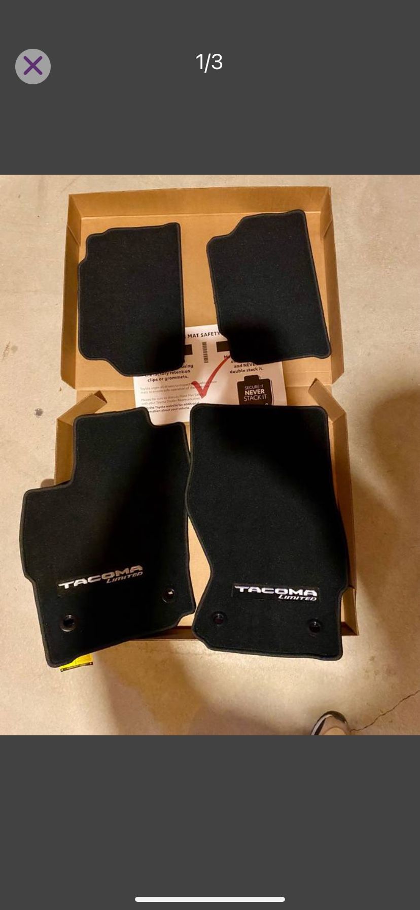 25 Tacoma Limited Carpeted Mats