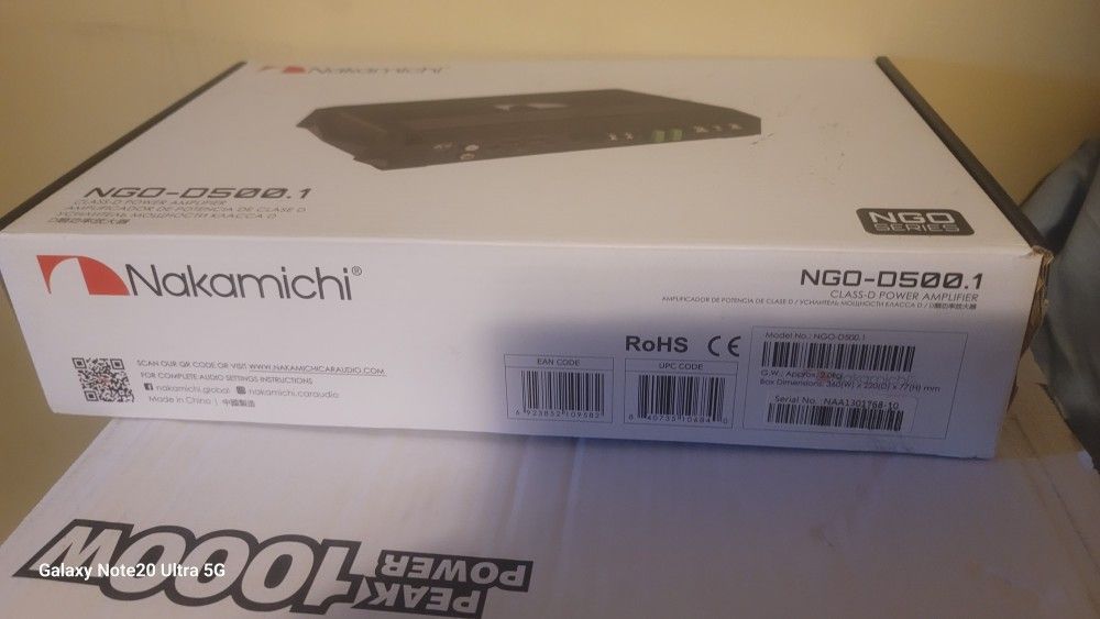 Nakamichi 500 Watts And 2 Kenwood Subwoofers