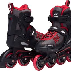 Rollerblades rollerskates youth kids women 2-4 men 1-3 adjustable size